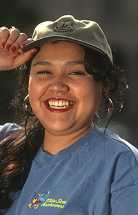 Hispanic Serving Institution - Hispanic woman smiling