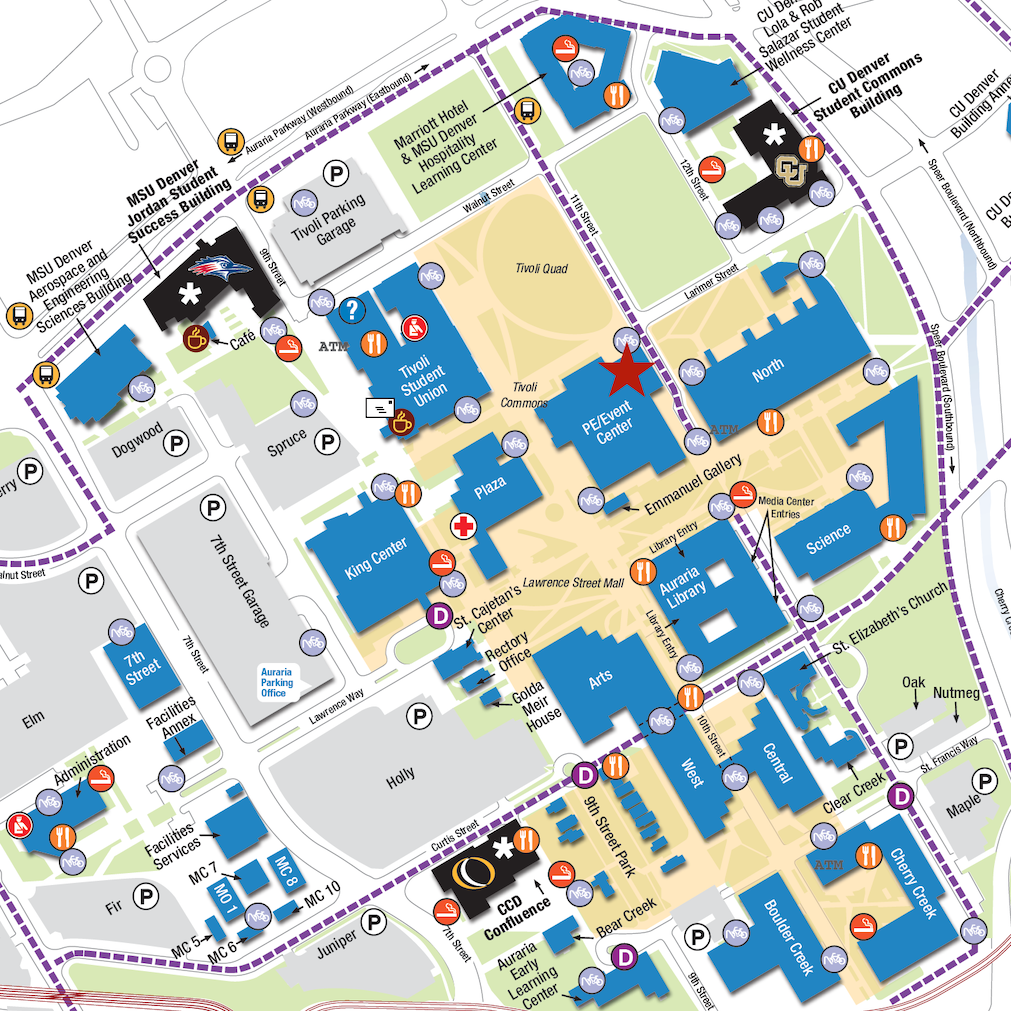 Msu Denver Campus Map | Sexiz Pix