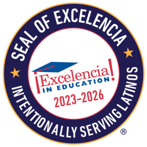 "Seal of Excelencia - Intentionally Serving Latinos - Excelencia in Education - 2023-2026"