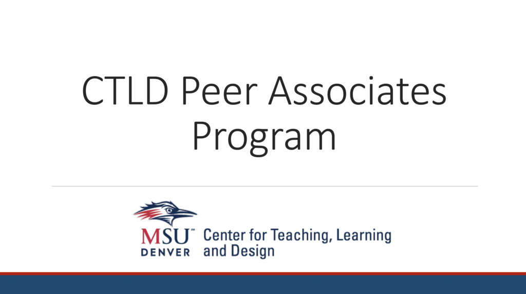 CTLD Peer Associates program image