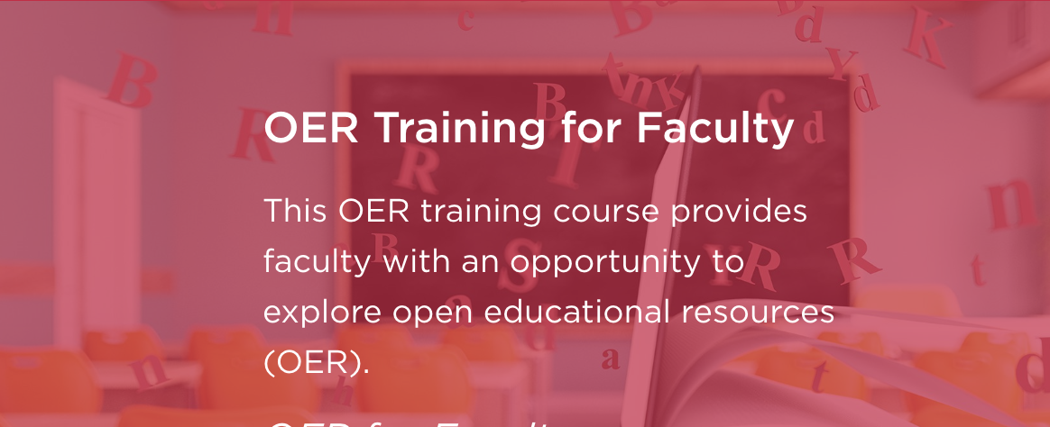 OER Faculty Training