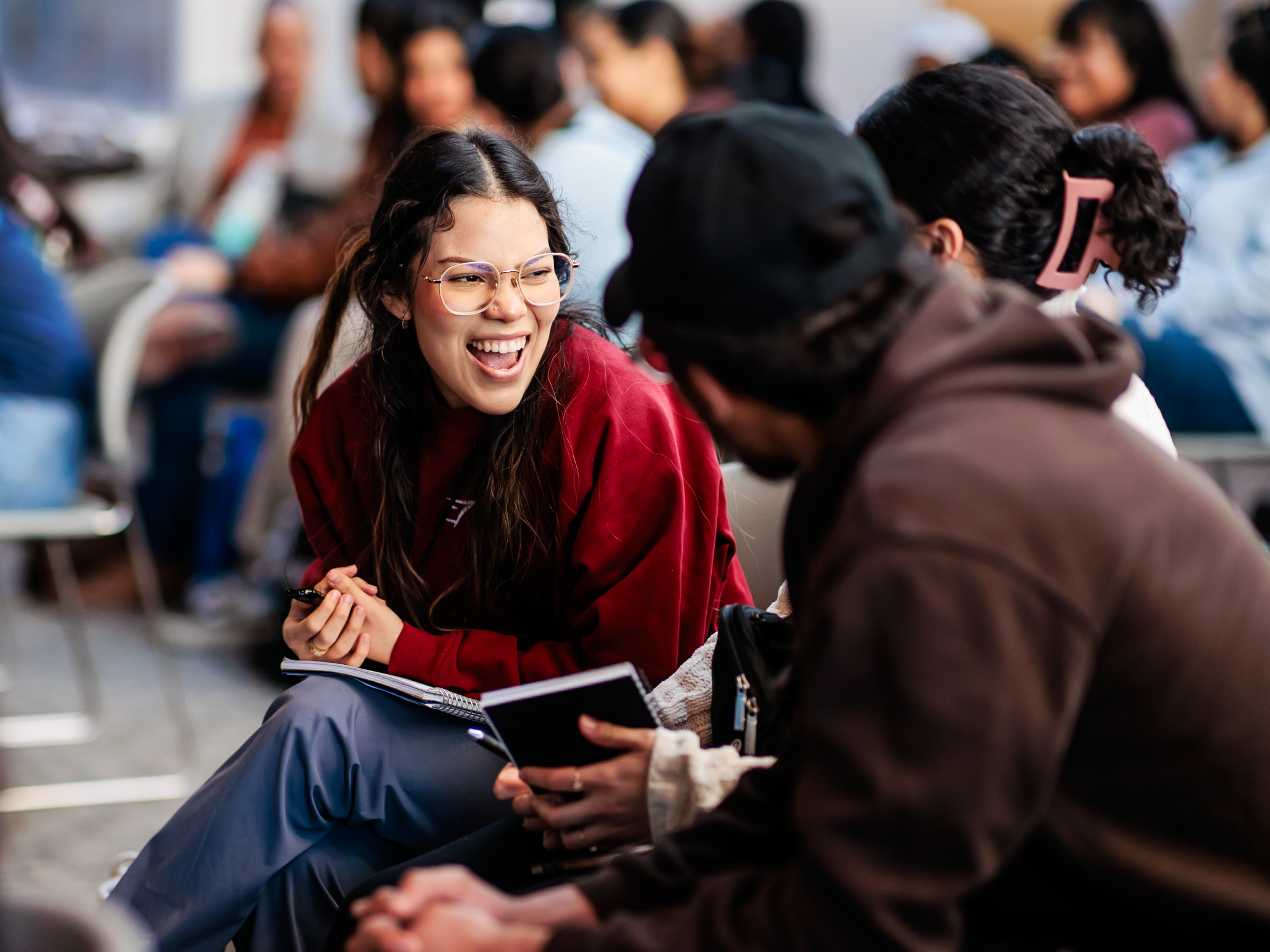 Girl laughing