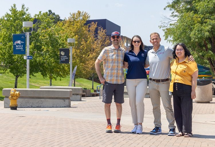 Group photo of Graham Ignizio, Kelly Evans, Sam Jay and Sophia Tran.