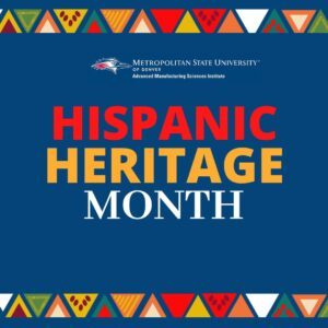 Blue back ground, Hispanic Heritage Month