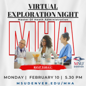 MHA Virtual Exploration Night, Monday, February 10 at 5:30 p.m. RSVP TODAY!