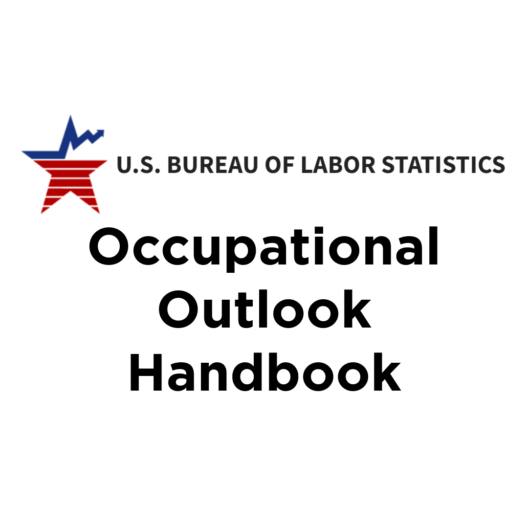 logo of the US bureau of labor statistics' occupational outlook handbook offering